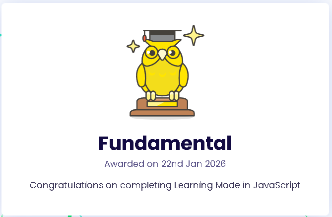 Javascript Fundamentals