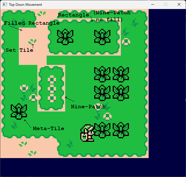 Nine Patch and Meta Tile map building.