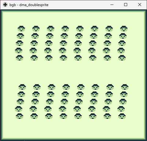 Forty Sprites on Gameboy